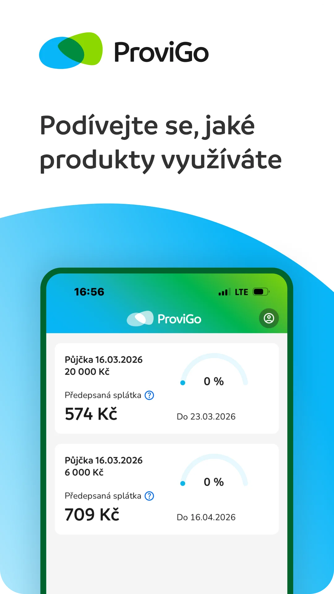 ProviGo app screen